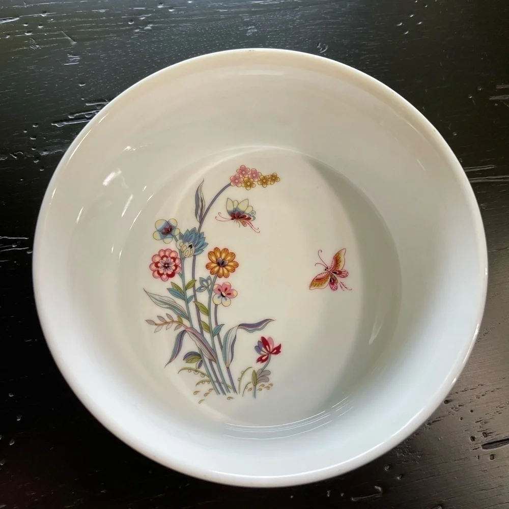 ANDREA BY SADEK JARDIN OVENWARE DISH. OVEN TO TABLE COOKWARE. 6 1/2” X 2 1/2”
